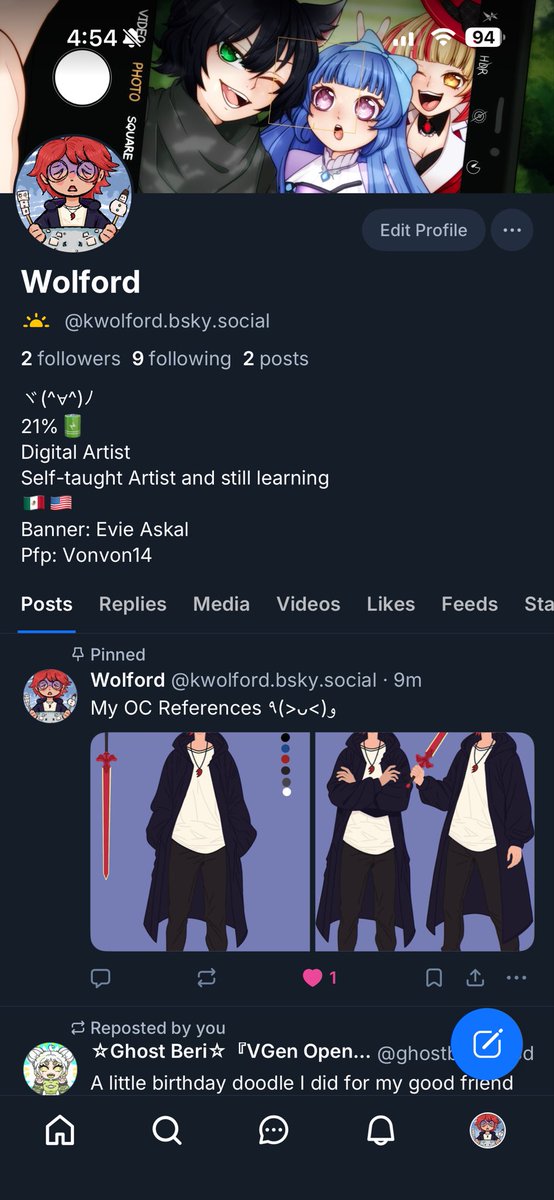 Going forward I will be posting any future art/comms on bsky.app/profile/kwolfo…