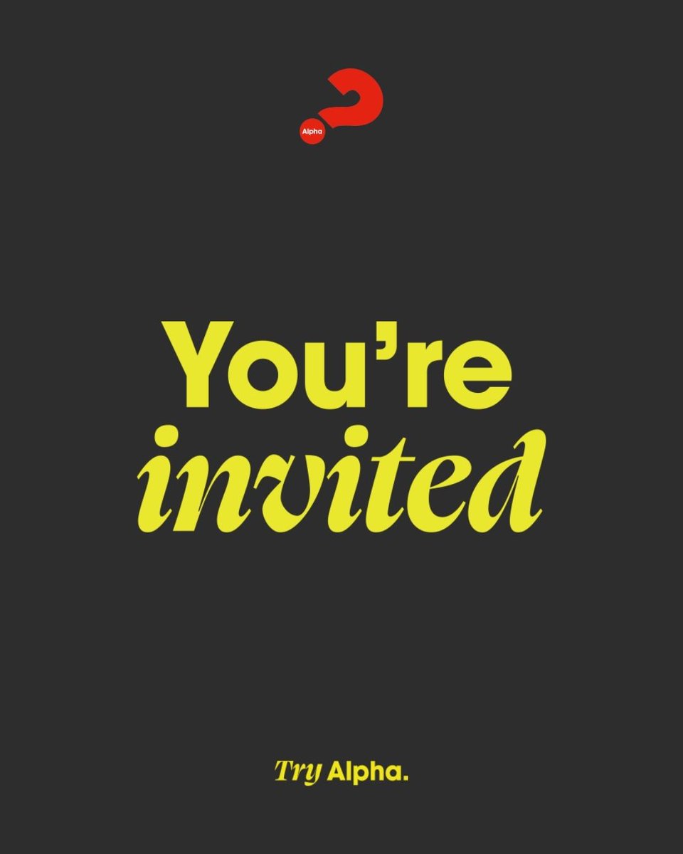 Alpha begins on Wednesday 14th January at 12pm - join us for discussions about the Christian faith with a group of friendly people in a relaxed environment, over a lunch that we're providing. ❓ 

Learn more and sign up smob.uk/alpha