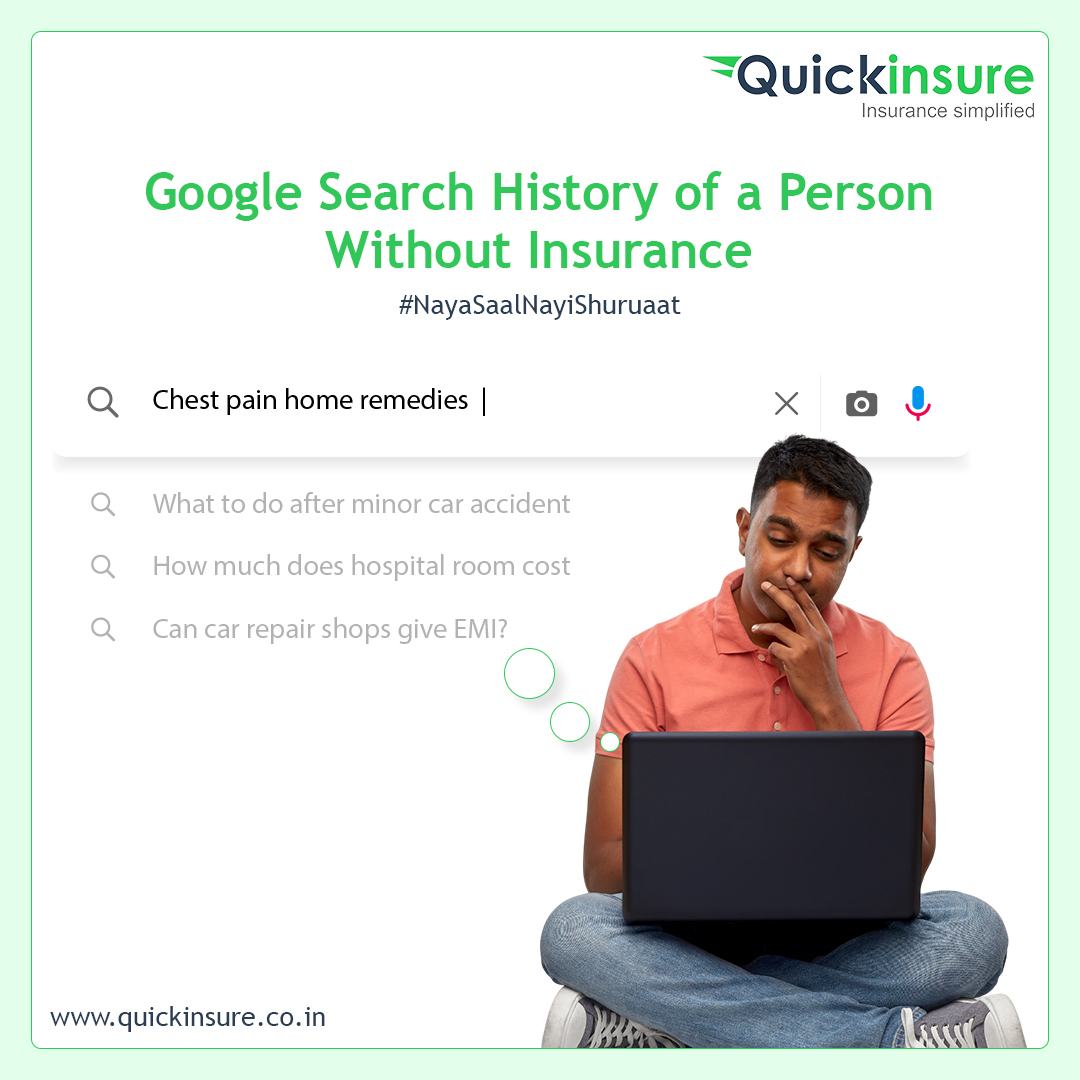 quickinsureInd's tweet image. Chest pain?
Car damage?
Hospital bill shock?
Google bhi bolega, “Insurance le lo.”
Iss saal searching kam kijiye, security badhaiye.
quickinsure.co.in

#quickinsure #NayaSaalNayiShuruaat #InsuranceSimplified #StayProtected