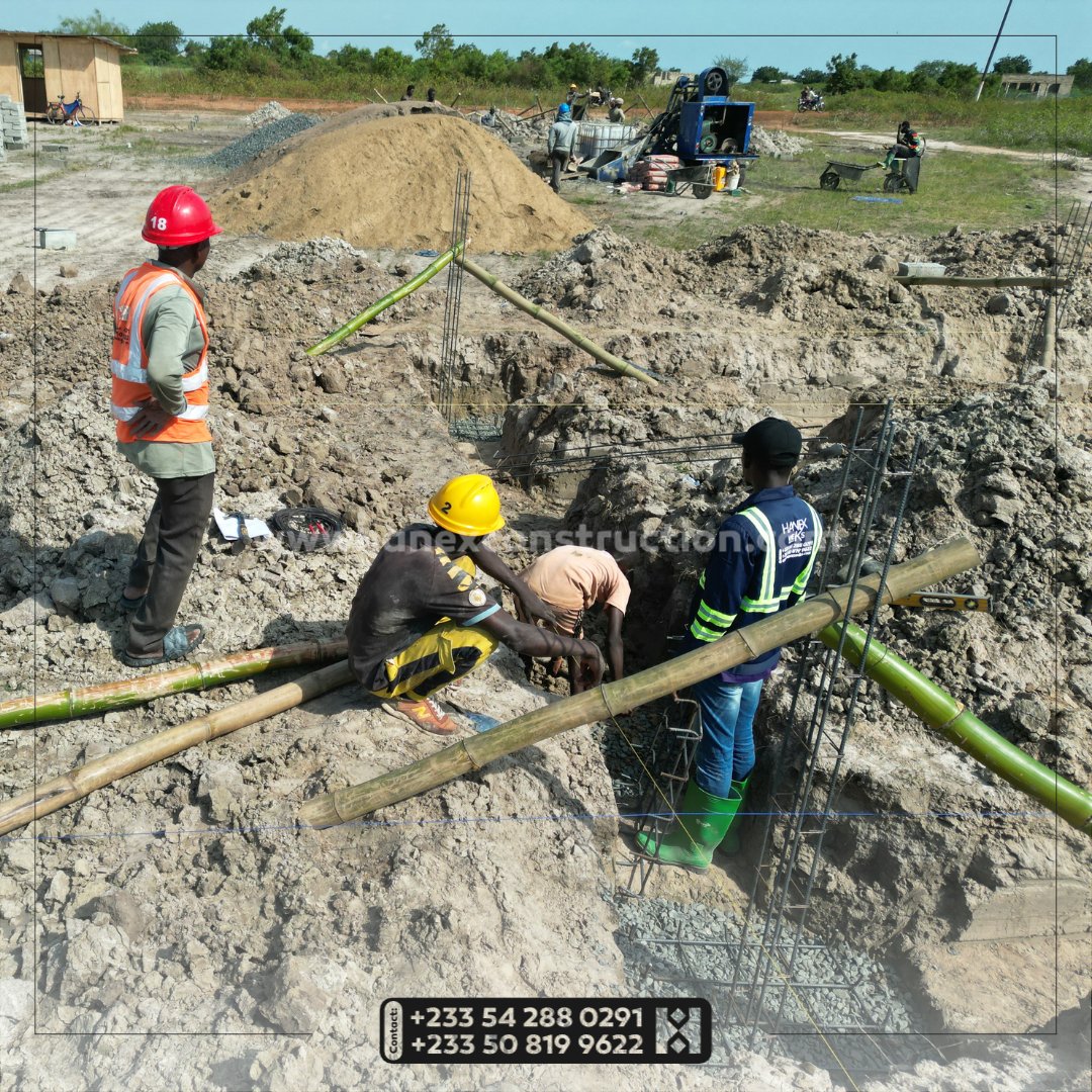 The year is new but our commitment to quality remains the same.
Our team is on site, building with skill and commitment.

Call: +233 50 819 9622 |+233 53 132 0488
Visit:hanexweks.com
#GhanaConstruction #BuildingInGhana #ConstructionExperts #NewProjects