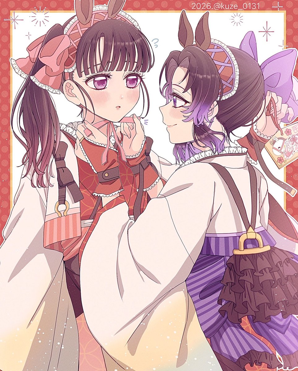 午年の衣装可愛かった…！🐴🎍
今年もよろしくお願いします🦋