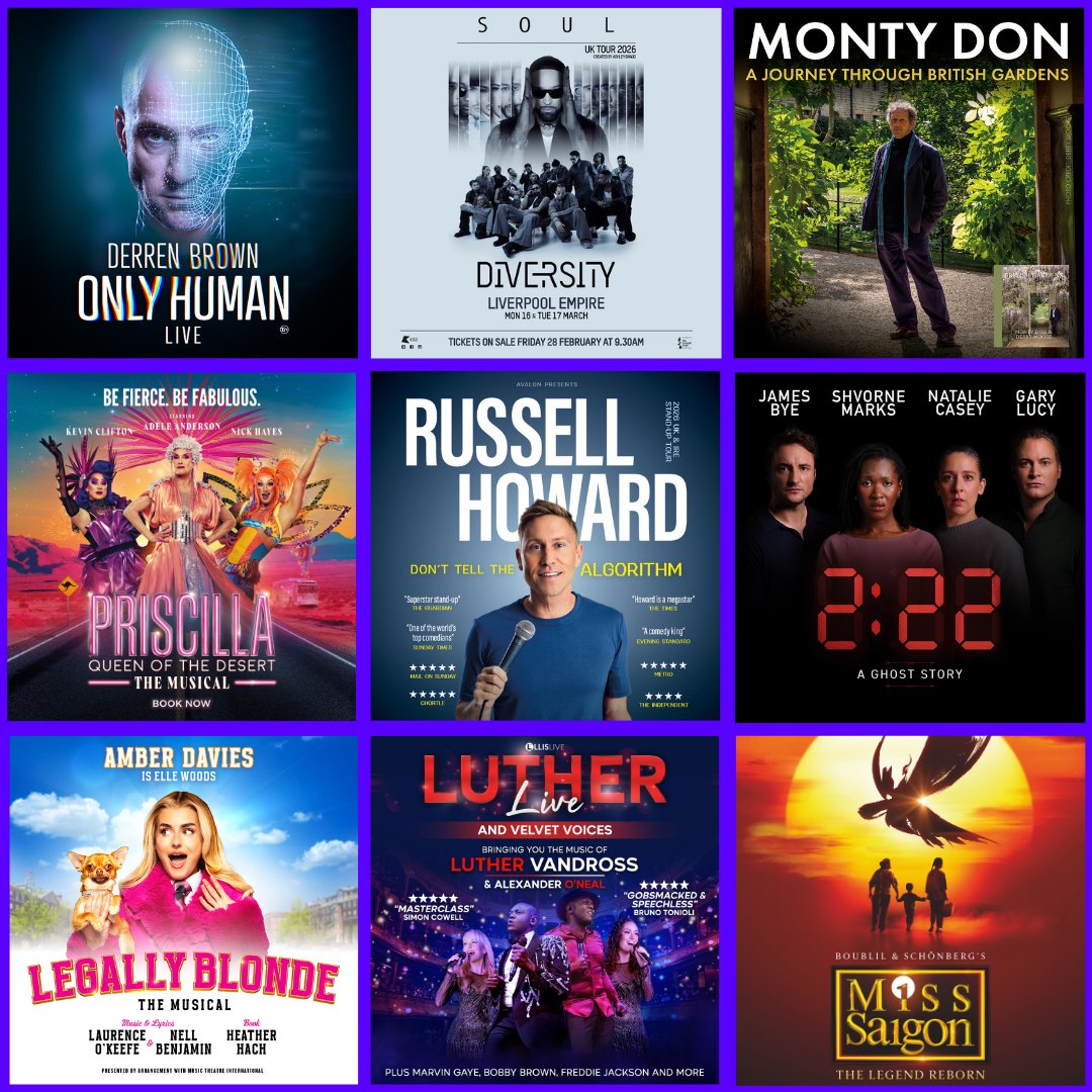 LiverpoolEmpire's tweet photo. Take a look at some of the incredible shows you can experience with us in the first half of 2026! π€©
Which show are you looking forward to the most? Tell us about it... π¬
#Liverpool #LiverpoolEmpire #Theatre #WhatsOnGuide #Musical https://t.co/TjFSFv3npH