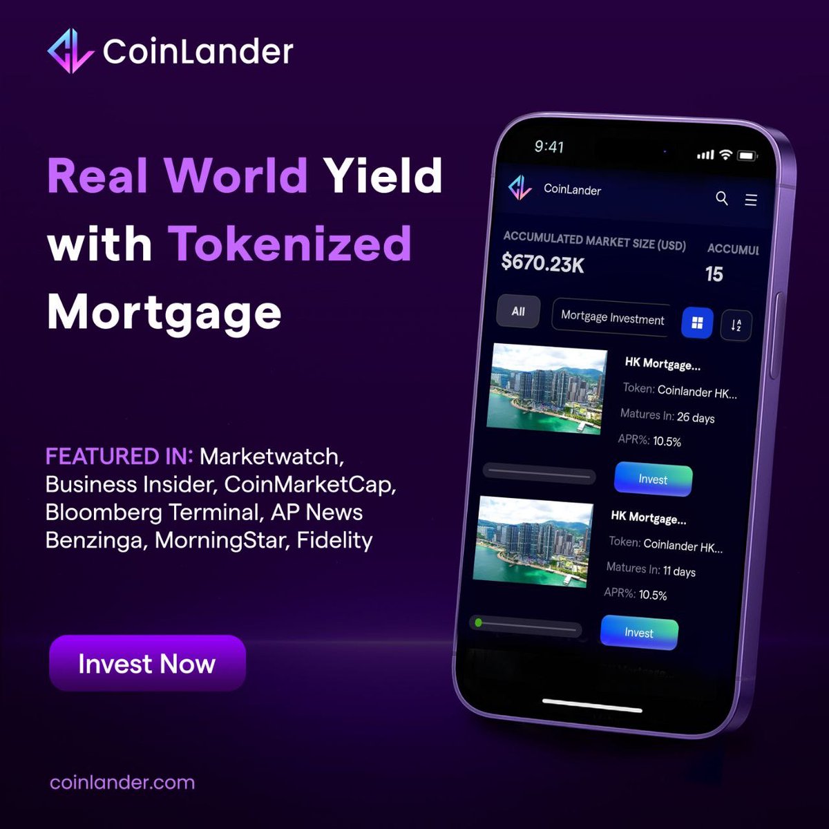saphskins's tweet image. @saphskins 🤝 @coinlandercom

We're excited to partner with @coinlandercom, an RWA platform that offers stable staking yields, secured by real-world mortgage assets.

Celebrate our partnership with an exclusive #giveaway! 

💰80$ Giveaway

- Follow @coinlandercom (Turn on 🔔 )
-…