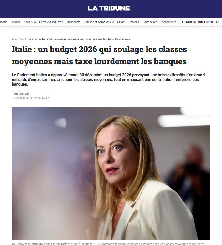 VictorSinclair3's tweet photo. Coucou les gauchistes. 
Vous avez vu ? 
La vilaine fasciste, Giorgia Meloni, baisse les impôts des classes moyennes et taxe lourdement les banques.
Qu'est ce qu'ils sont méchants les fascistes !
Heureusement que nous, ici, on a des progressistes qui font l'inverse ! https://t.co/shM05zj3ZN