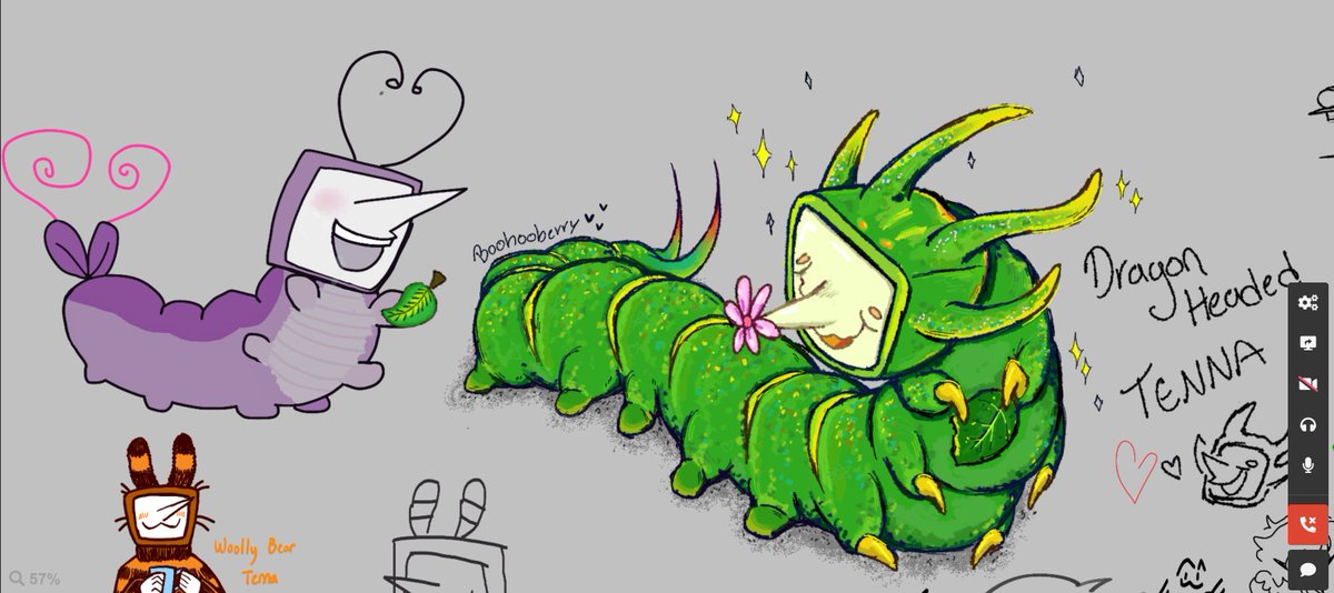 I had so much fun drawing this little guy wheee!! Thank you so much for hosting, Bug!! :o) I love our little guys eating leaves together