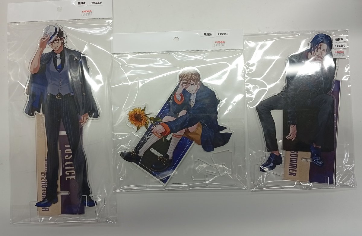 入荷情報】 『Paradox Live』より Gくじ アクリルスタンド ◇JUSTICE