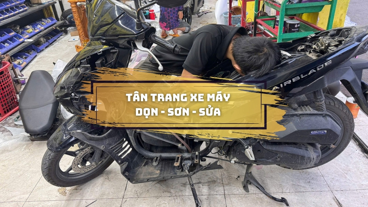 nguyendecal's tweet photo. Dịch vụ tân trang xe máy trọn gói: Dọn – Sơn – Sửa là giải pháp toàn diện giúp chiếc xe của bạn lấy lại diện mạo như mới. Xe sẽ được dọn rửa chi tiết từng bộ phận, xử lý trầy xước, ố màu.
>➤ Xem thêm: https://t.co/CJnpgtKcd3 https://t.co/vspw4aNgrf