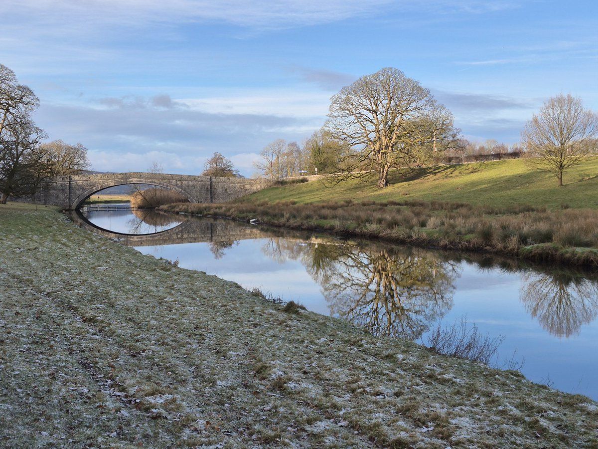 Beautiful views from frosty Milnthorpe #Cumbria #photography #weather #estuary #winter