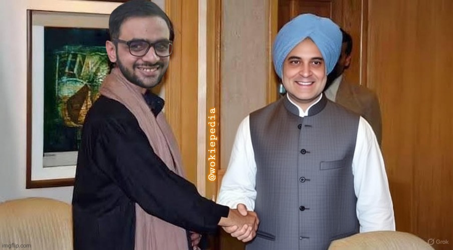 wokiepedia's tweet image. If #Pappu would have been the #PM, I am sure he would have facilitated #UmarKhalid like Manmohan Singh facilitated #BurhanWani.