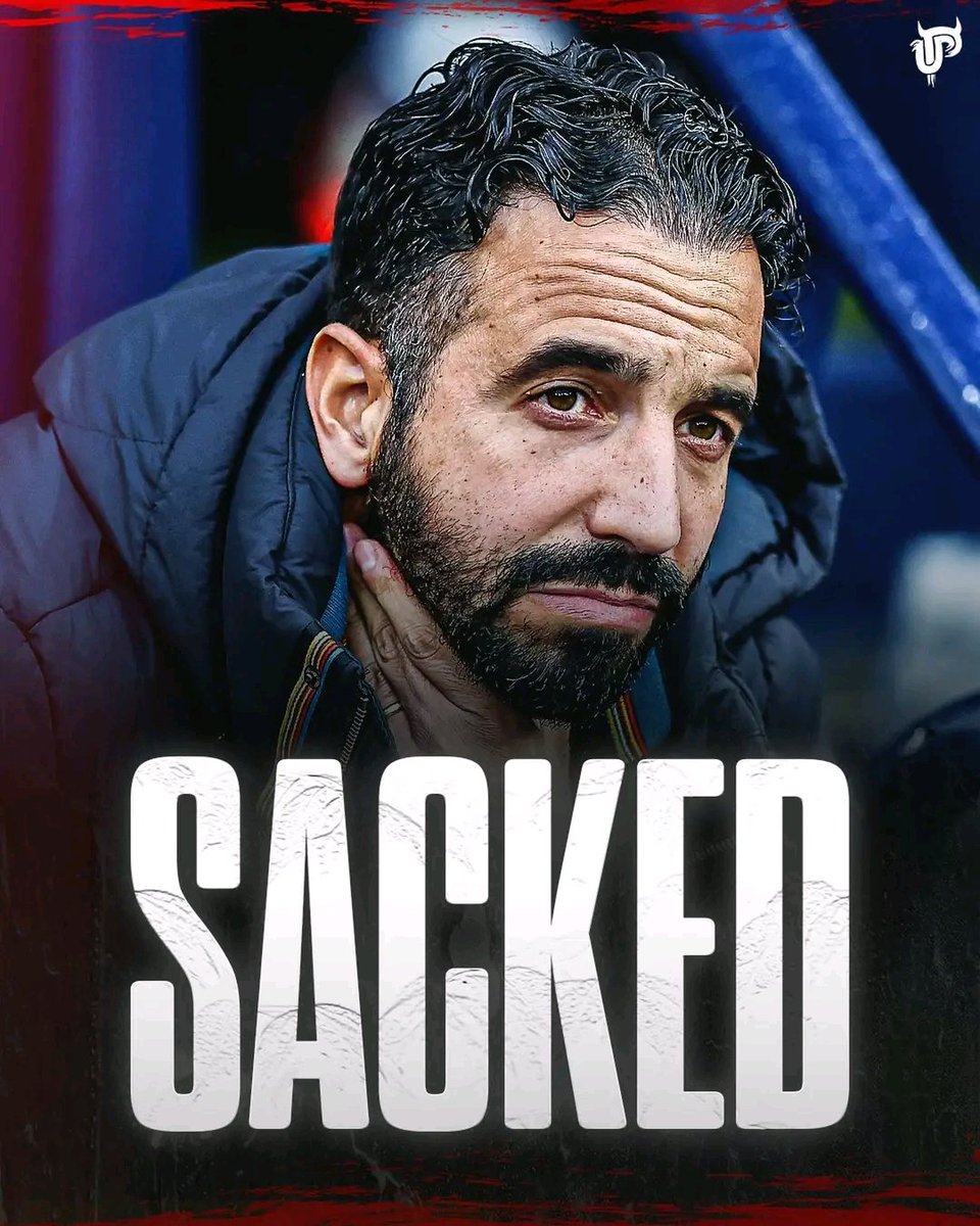 ‼️🚨 MAJOR BREAKING NEWS: Manchester United have sacked Head coach Ruben Amorim. Darren Fletcher is expected to take over on an interim basis until the summer.