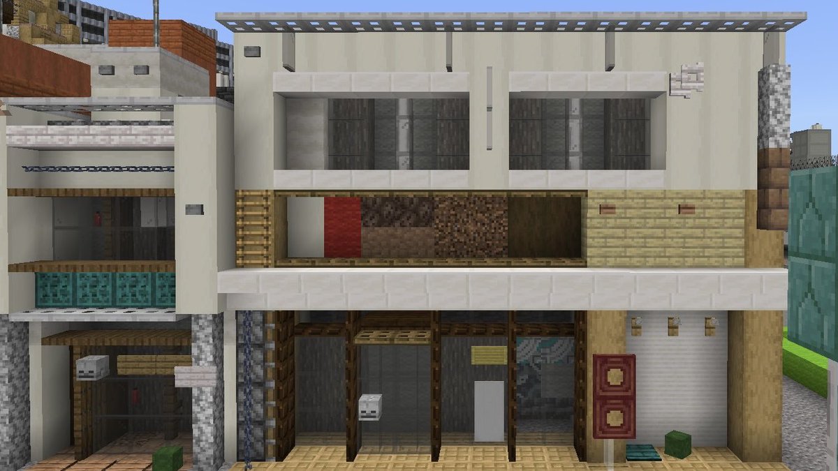 雑居ビル
#minecraft建築コミュ #マイクラ
#Minecraft #現代建築 #ほうしゅう生活