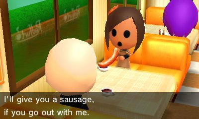 DiscoSimp's tweet image. returning to Tomodachi Life after not playing for a while is a fever dream