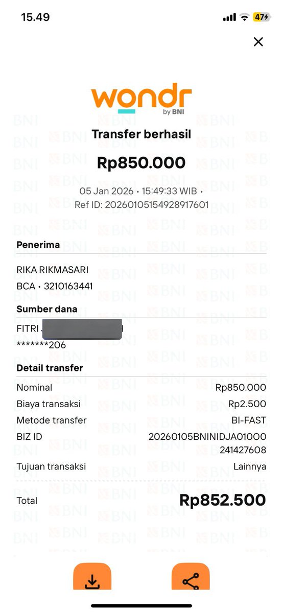 chimonieeee_'s tweet photo. Halo temen-temen, temenku ada yg salah tf ke BCA a.n. Rika Rikmasari. Kalau ada yang kenal atau merasa ybs minta tolong dm aku ya... Krn sebenernya ini untuk bayar kos dan temenku udah gapunya uang lagi guys, jadi minta tolong bgt😭🙏🏽
Minta tolong rt jg y guys🙏🏽

#zonauang https://t.co/Bva8Vqlxea