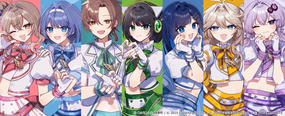 Voicetic Fantasia 2025 ～響円喝祭～にて描きおろしイラスト制作させていただきました🪩 (掲載許可済)
#ボイファン2025