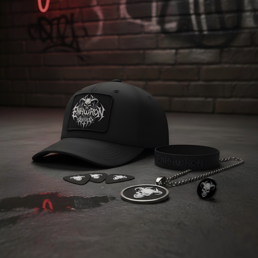 LogoCreator_AI's tweet photo. 🎸AI-powered band logo magic! Created ENHWRON's demonic skull design at https://t.co/6Va1w4TJvE and turned it into real merch 
🤓What do you think?
#MetalArt #BandLogoDesign #AIMade #BlackMetal #MetalMerch https://t.co/J2UAkd0ngA