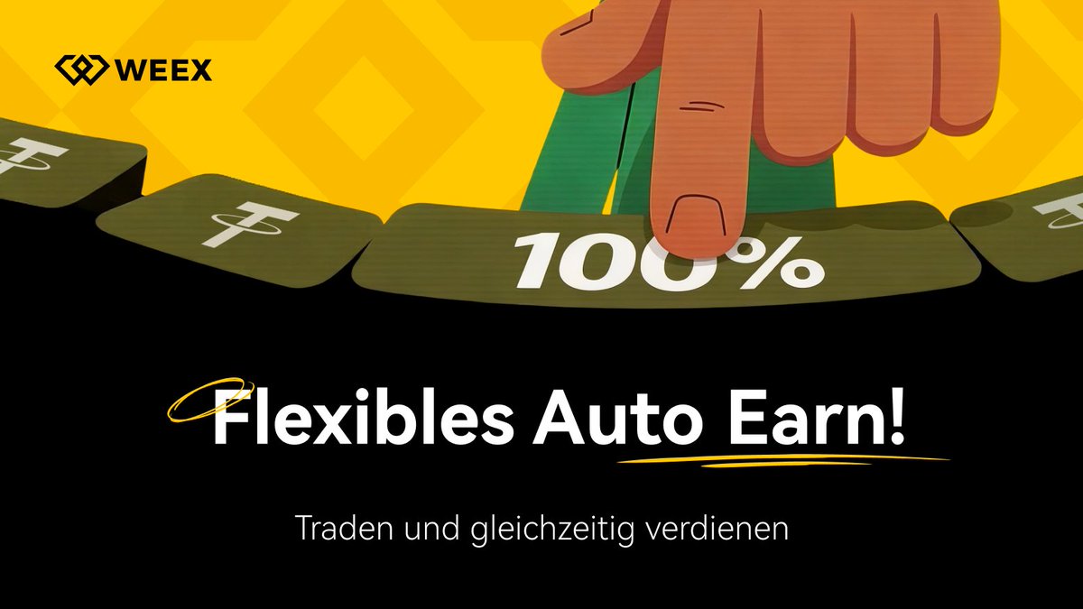 🎆 Neujahrs AutoEarn Quiz! | 100 USD · 10 Gewinner 🎁
Wie viel APR können neue Nutzer bei WEEX Auto Earn verdienen? 🫰

👇 Kommentiere deine Antwort + WEEX UID

A) 300 %
B) 100 %
C) 200 %
👉 Auto Earn beitreten: WEEX App → "Asset"-Seite

📝 Bei WEEX registrieren: