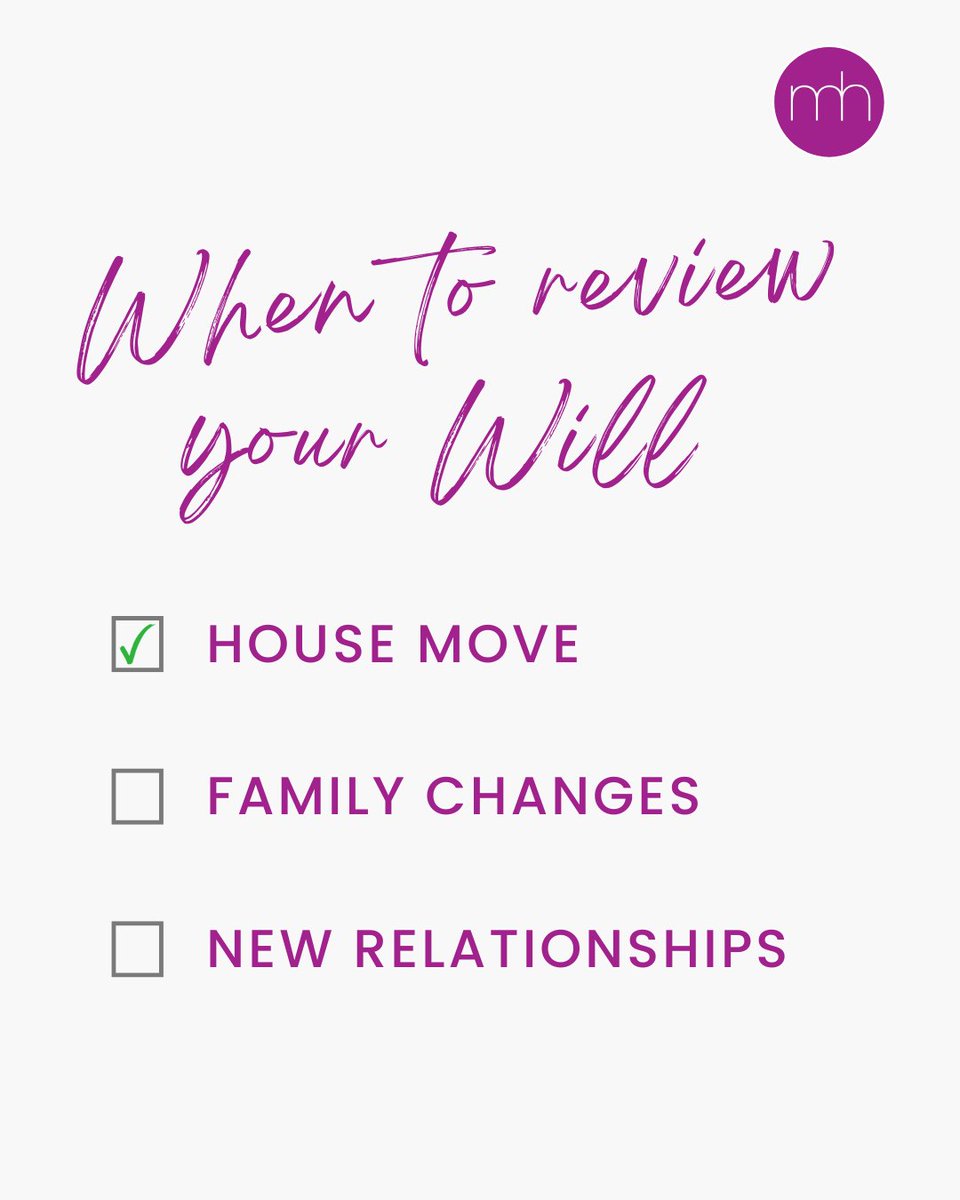 The start of a #newyear is the perfect time to make sure your #Will still reflects your wishes. Life moves quickly and it’s easy for your Will to fall out of date without you even realising. A simple review can give you peace of mind for the year ahead: mcsherryhalliday.co.uk/legal-services…