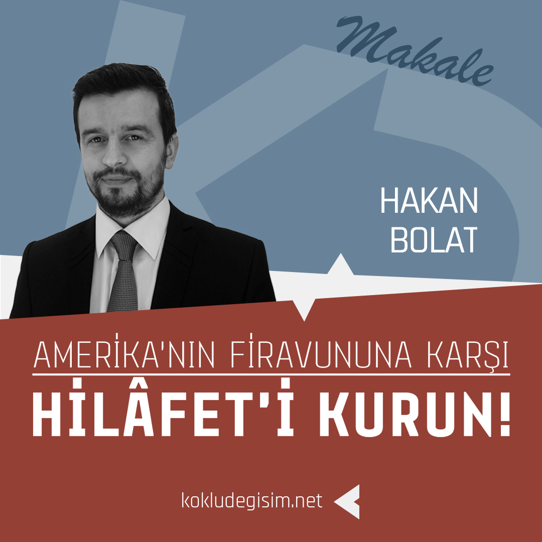 Amerika’nın Firavunu Trump’a Karşı Allah’ın Hükmü; Hilâfet Nizamını Kurun!
Hakan Bolat yazdı...

🖋️“Egemenlik gaspı artık gizli değil; açıkça ilan edilen bir doktrindir.”

🖋️“Washington hüküm koymaz; hüküm yalnızca Allah’a aittir.”

#HilafetiKurun
kokludegisim.net/makaleler/amer…