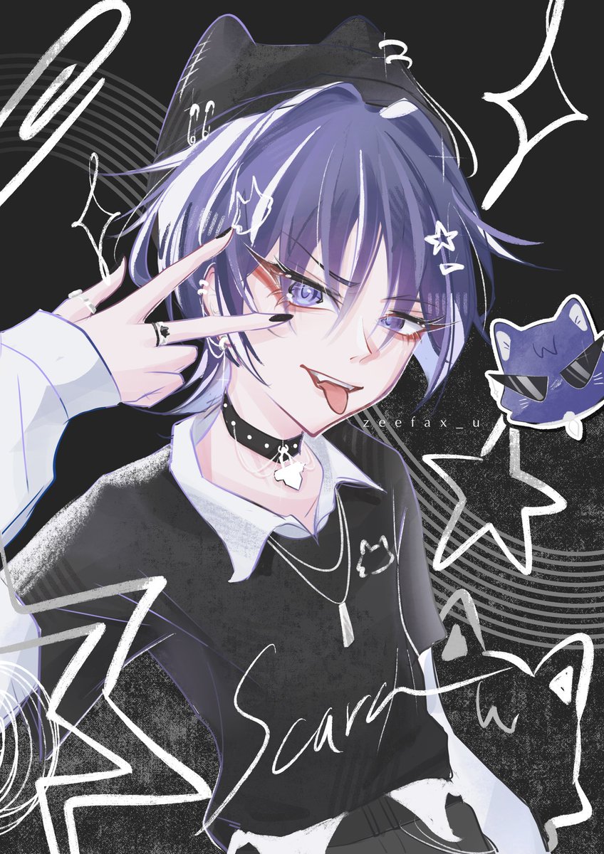 zeefax_u's tweet photo. 🖤💙
#scaramouche #wanderer
#放浪者生誕祭2026 #GenshinImpact https://t.co/xQa9Vij2wH