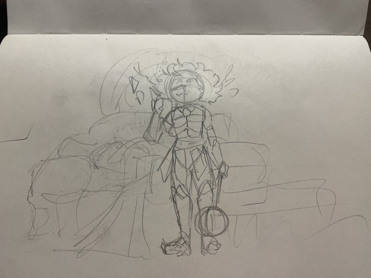 Smillyblade1's tweet photo. I picked up the pencil again guys, i may be washed… #kurimuart https://t.co/7xQ0HHubdH