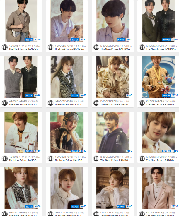 通販情報】 The Next Prince RANDOM PHOTOCARDS ネクストプリンスの