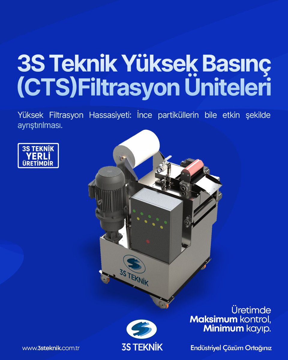 3S Teknik Yüksek Basınç (CTS)Filtrasyon Üniteleri

Özelllikleri.

Yüksek Filtrasyon Hassasiyeti: İnce partiküllerin bile etkin şekilde ayrıştırılması.

Yüksek Basınç Pompası: 20 – 70 bar arası basınç seviyelerinde çalışabilir.

Bizi ziyaret edin.
3steknik.com.tr