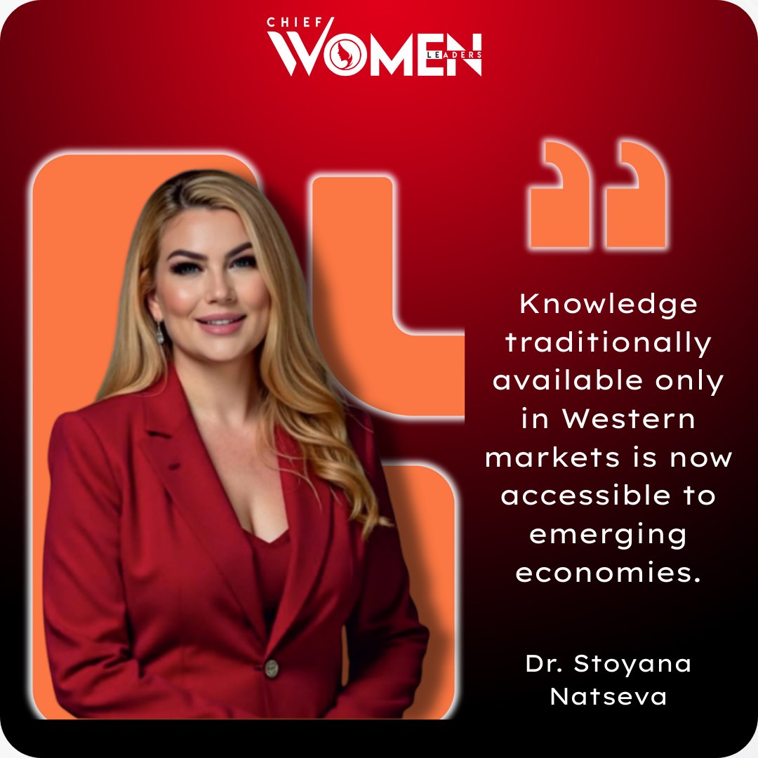 chiefwomenmag's tweet photo. Knowledge traditionally available only in Western markets is now accessible to emerging economies. - #DrStoyanaNatseva

#KnowledgeAccess #ChiefWomenLeaders #GlobalLearning #KnowledgeForAll #DemocratizingKnowledge #GlobalEducation #SharedKnowledge #OpenAccess #BorderlessLearning https://t.co/kG9C2hEu3d