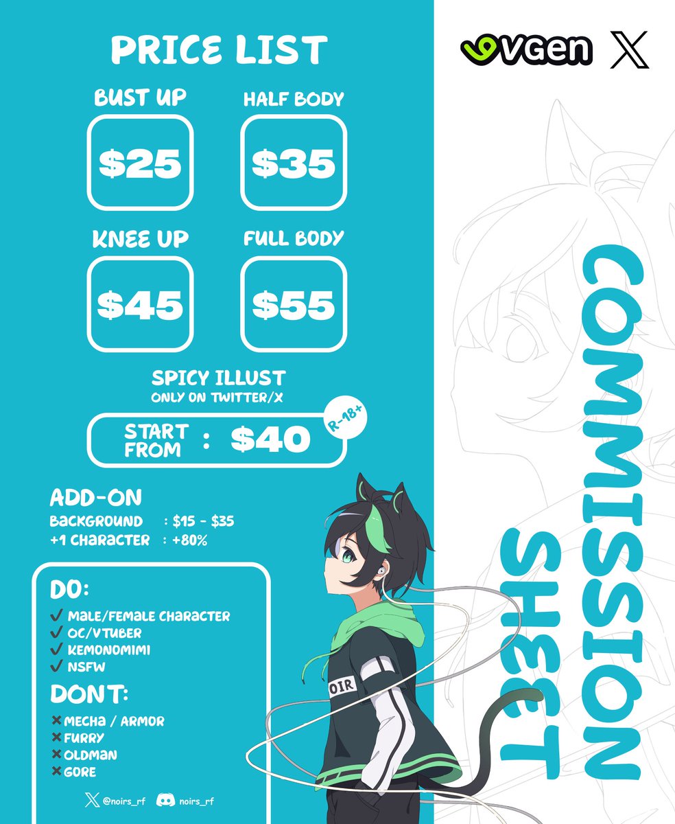 Noir. 🐈‍⬛【COMMS OPEN】 tweet media