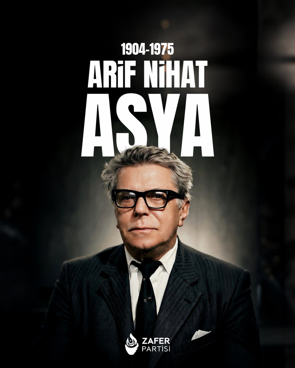 “Ey mavi göklerin beyaz ve kızıl süsü,
Kız kardeşimin gelinliği, şehidimin son örtüsü.”

Kalemiyle nesillere bayrak sevgisini aşılayan, Bayrak Şairimiz Arif Nihat Asya’yı, vefatının yıl dönümünde rahmetle anıyoruz.