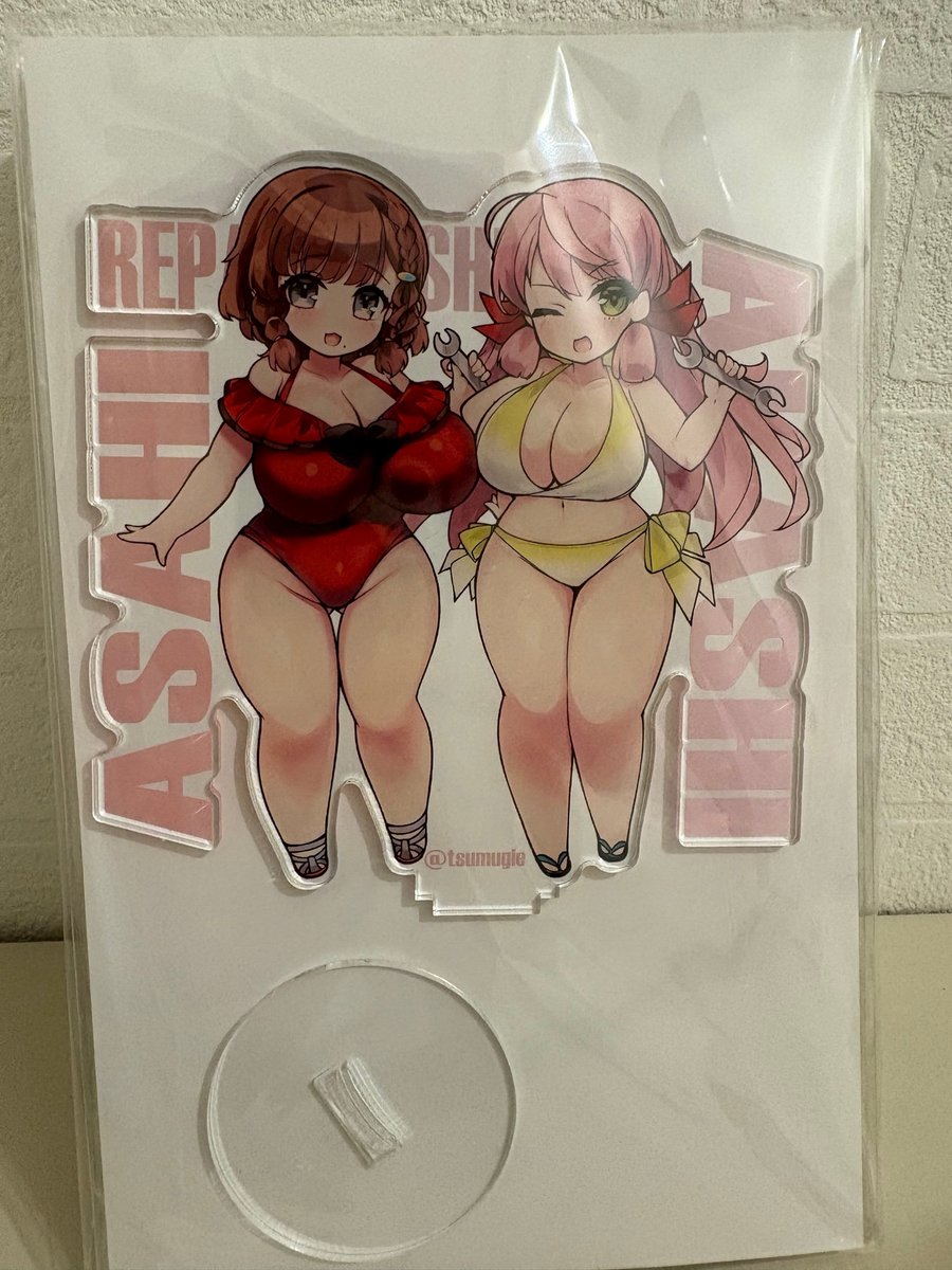 明石&朝日ビキニBIGアクリルスタンド(むじたん)の通販・購入はメロンブックス |  https://t.co/CruL9tn9sz 