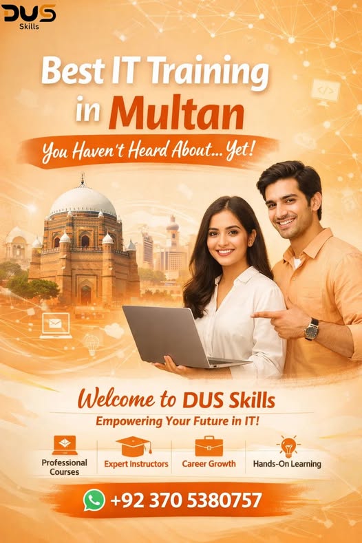 DUSSkills's tweet photo. 🎉 New Year, New Skills, New You! 2026 Starts Here!  

Stop waiting for opportunities  create them with FREE IT skills! 

At DUS Skills, we’re offering FREE professional IT courses to help you build a strong digital future from home or on campus.

 📲WhatsApp Now: +92 370 5380757 https://t.co/4BlfoztKez