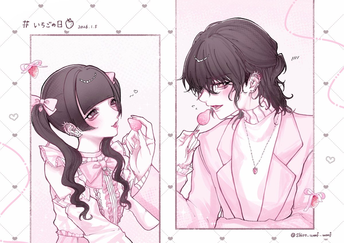 Shiro_Woof_woof's tweet image. いちごの日 ⸝⸝⸝🍓ྀི𓈒 𓂂𓏸
#OC