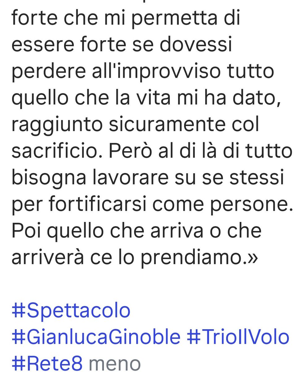 ilvolosiciliafp's tweet image. Da @Rete8News
Personaggio dell'anno per i lettori del quotidiano Il Centro, @GianGinoble  cantante abruzzese del trio Il Volo, originario di Roseto degli Abruzzi, si racconta in un'intervista, parlando anche del suo successo. 
#Spettacolo #GianlucaGinoble #TrioIlVolo #Rete8