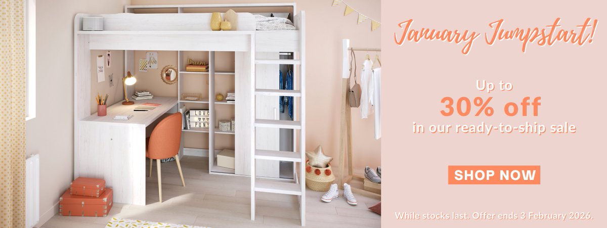 January Jumpstart!🧡💫 Up to 30% off in our ready-to-ship sale. Only while stocks last. Offer ends 3 February 2026.
Shop now: nestdesigns.co.za