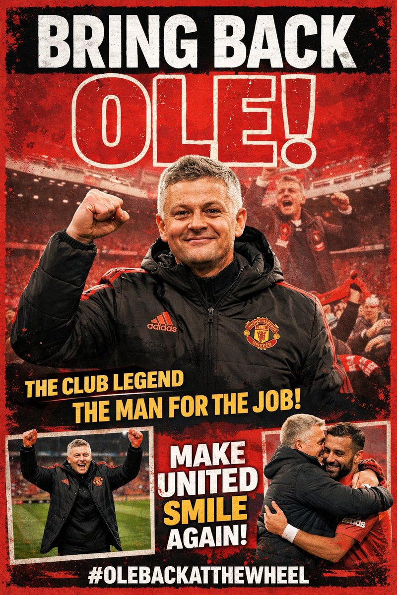 Bring back Ole. #ManUnited #Amorim