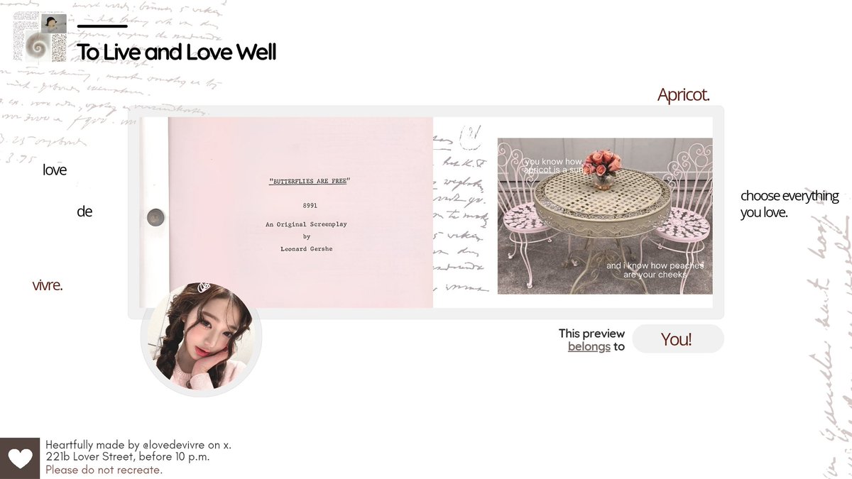 lovedevivre's tweet image. help repost, please? thank you! ♥︎

hi, hi! aku punya 5 layout ready stock (rs: wonyoung! ✿..) yang bisa dijemput dengan harga 6,000 melalui dm &amp;lt;3

#zonauang #zonauang️