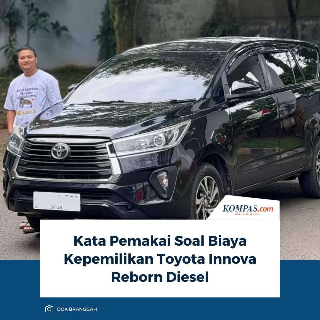 kompascom's tweet photo. Toyota Kijang Innova Reborn diesel masih jadi favorit berkat mesin tangguh, torsi besar, dan kenyamanan untuk harian maupun perjalanan jauh.
Baca Selengkapnya ππ»
https://t.co/4nJg4J5nGV
~NA #ToyotaInnova #InnovaReborn #MPVDiesel https://t.co/72rOUZQRPU