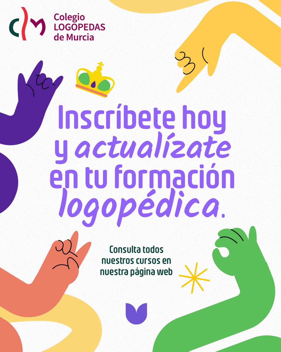 Este año, regala algo que suma para siempre.
📚 Formación
✨ Conocimiento, actualización y crecimiento profesional

Porque invertir en formación es invertir en mejores intervenciones y más futuro.

#RegalaFormación #Logopedia #FormaciónLogopedas #colegiologopedamurcia #Murcia