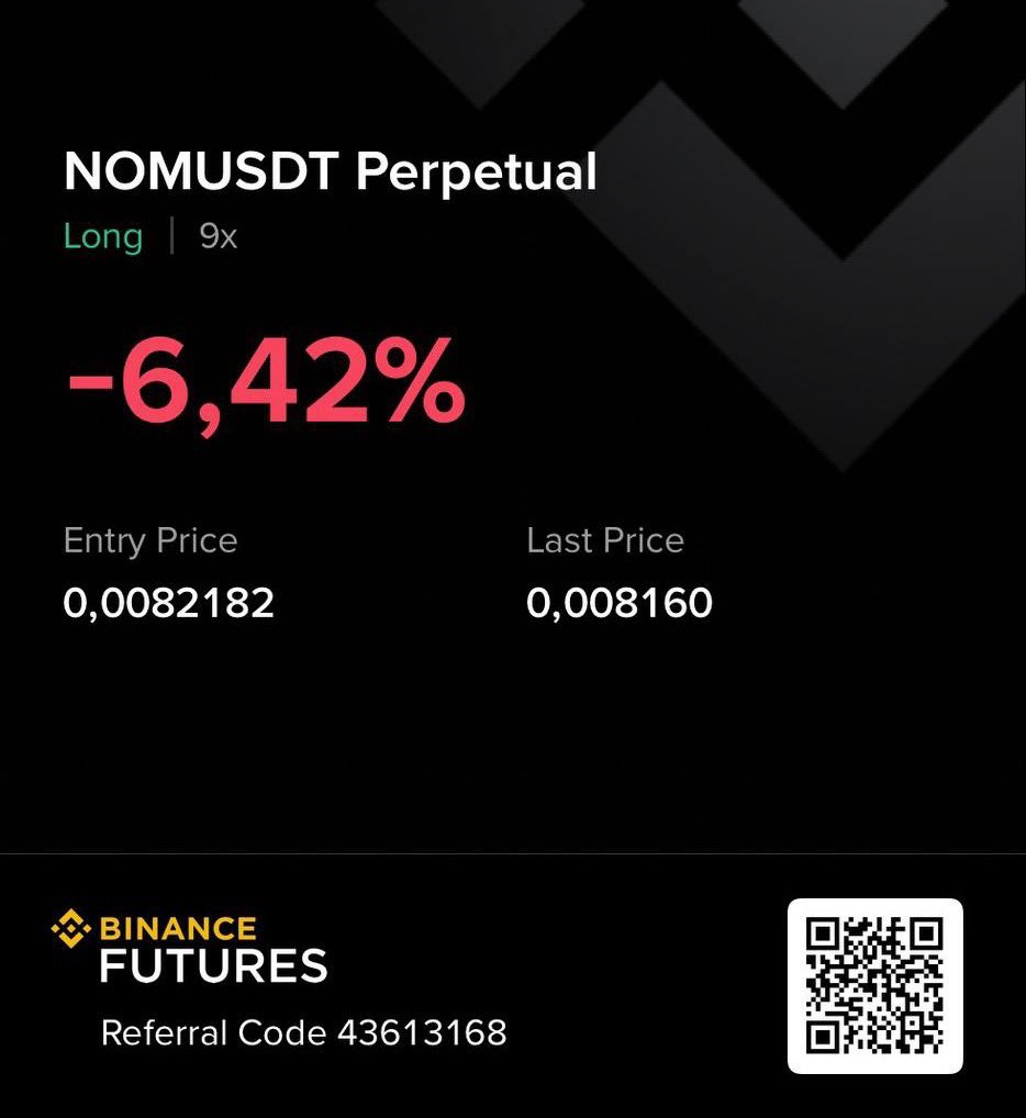 good entry #Nom Click below to join our free signals group ⬇️  https://t.co/Ilicf7NeOR