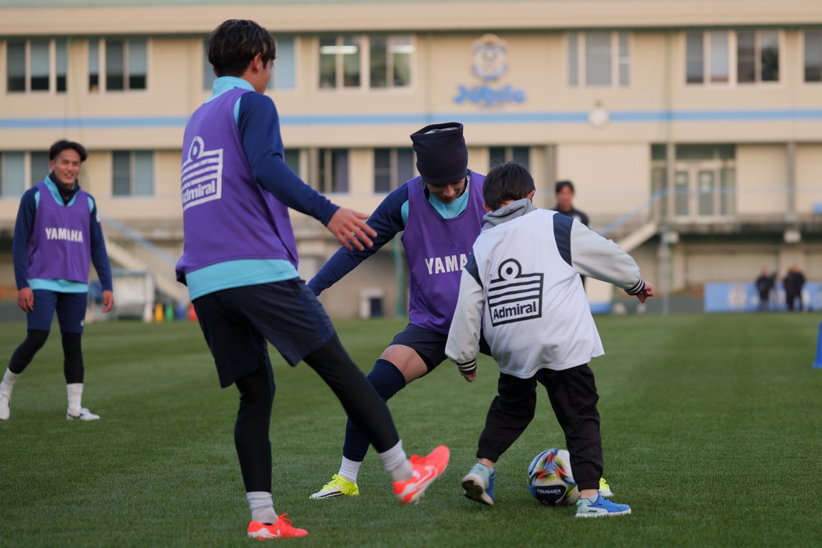 練習の最後には、見学に来ていた小学生・中学生のみなさんとミニゲーム