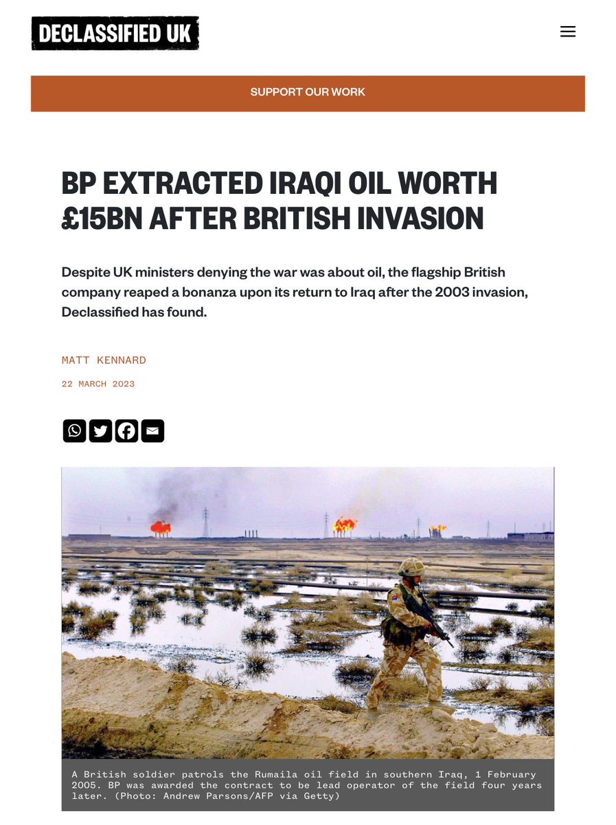 kennardmatt's tweet image. Iraq was destroyed, but they got the oil

Libya was destroyed, but they got the oil

Syria was destroyed, but they got the oil

They will destroy Venezuela to get the oil

NATO militaries are not about “defence”. They operate as armed wing of ExxonMobil, Chevron, BP, Shell et al