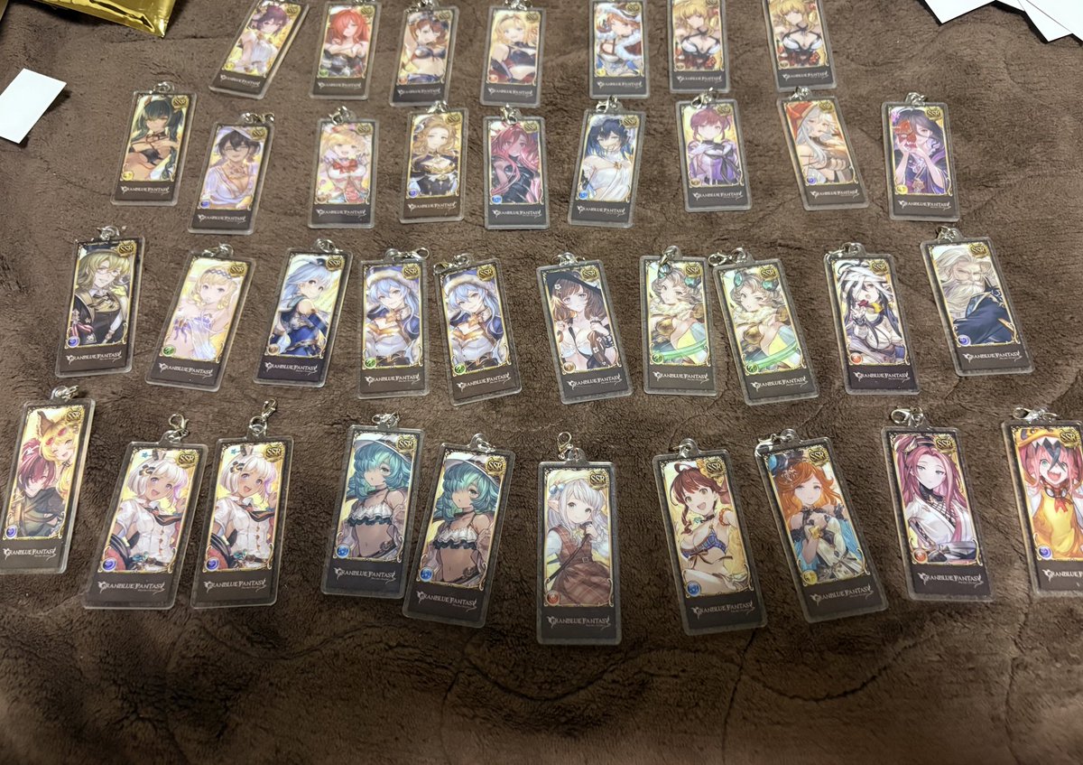 交換】 グラブル 編成アクリルチャーム グラフェス 譲・画像のもの 求