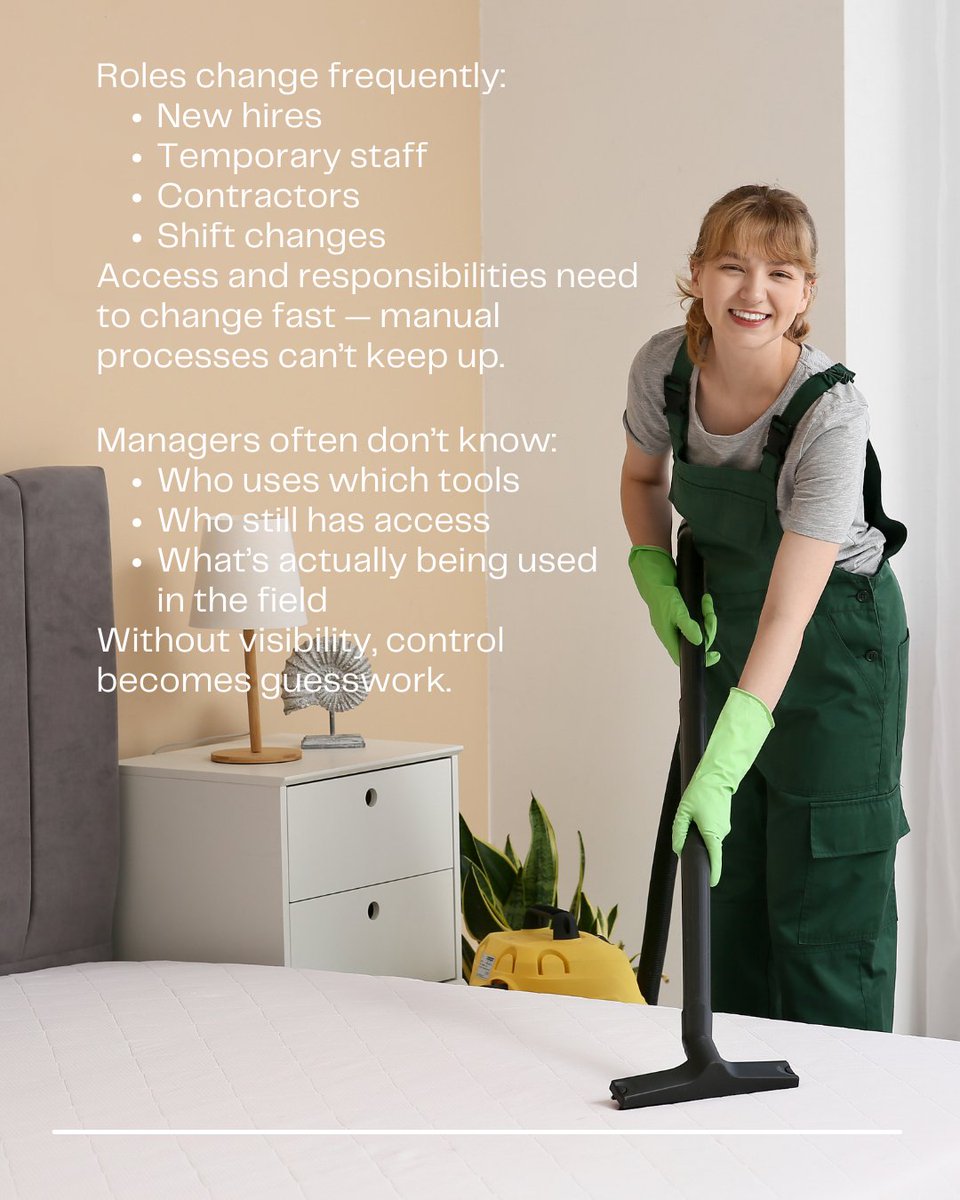 Managing facility teams is harder than ever:
📍 multiple locations &amp; shifts
🛠️ tool overload
🔄 constant role changes
👀 low visibility

When operations grow, management needs simplicity — not more chaos.