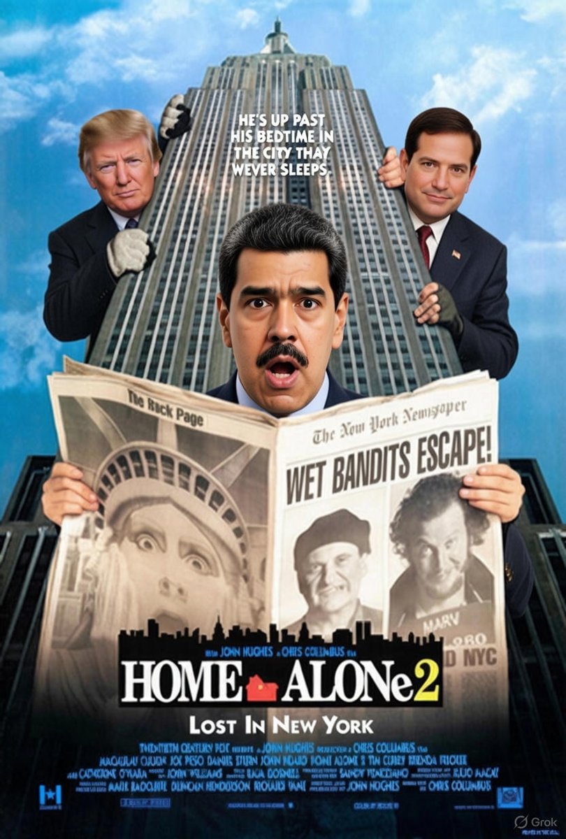 RVrsnik's tweet photo. Maduro Alone. Lost in New York https://t.co/dvSpAb7Ago