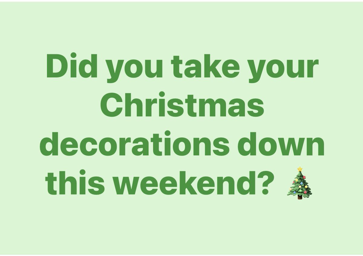 Latte_Hillbilly's tweet image. I did. 🤚 I left some snowmen up for the winter - but everything Christmas is down &amp;amp; put away. #Christmas2025 🎄
