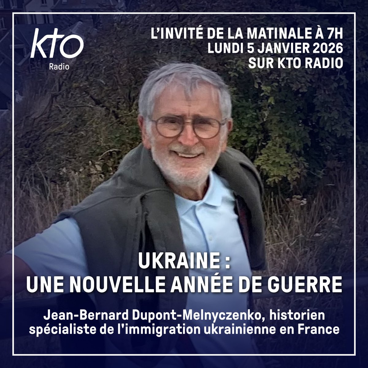 🇺🇦 Près de quatre ans après le début de l’invasion russe, les #Ukrainiens vivent toujours sous la menace des bombardements.

👉 L’historien Jean-Bernard Dupont-Melnyczenko nous plonge dans leur quotidien, entre solidarité et résilience : ktoradio.com/podcasts/linvi…