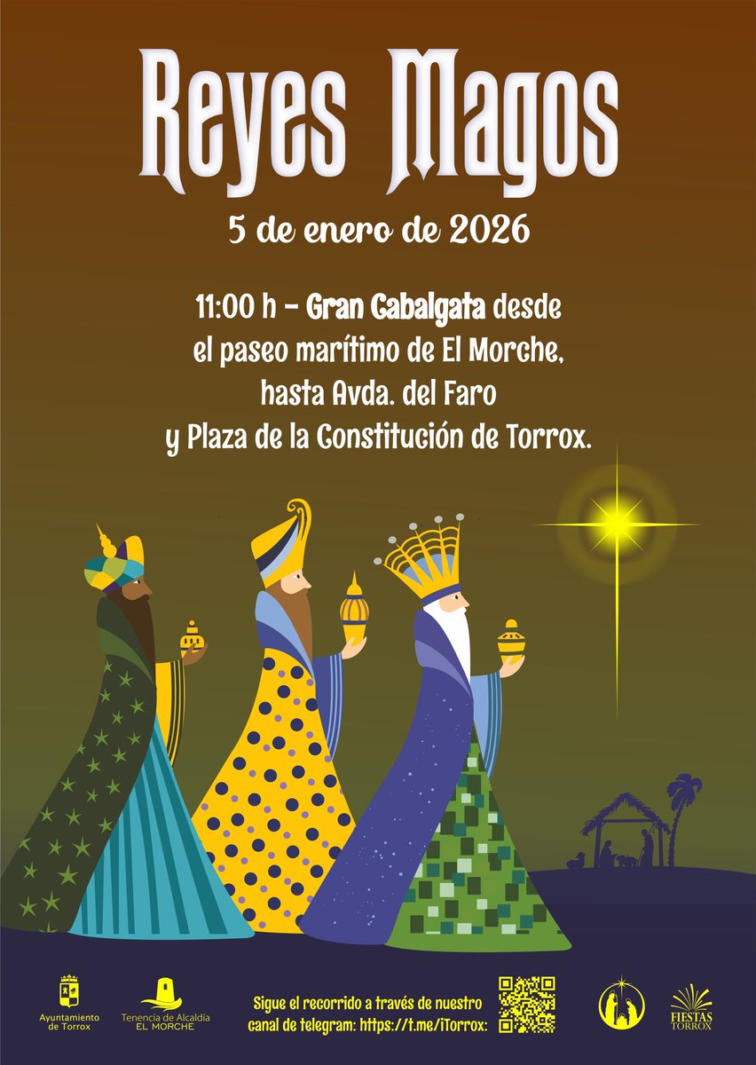 Sigue la Gran Cabalgata de Reyes Magos 2026 a través de este enlace 🔗 en directo

glympse.com/BLx_-Ehle