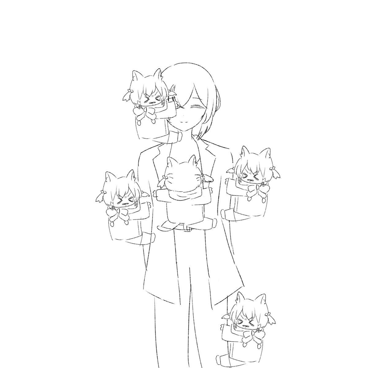 VRsobaChat's tweet image. しゃんくが仕事行く時大体これ