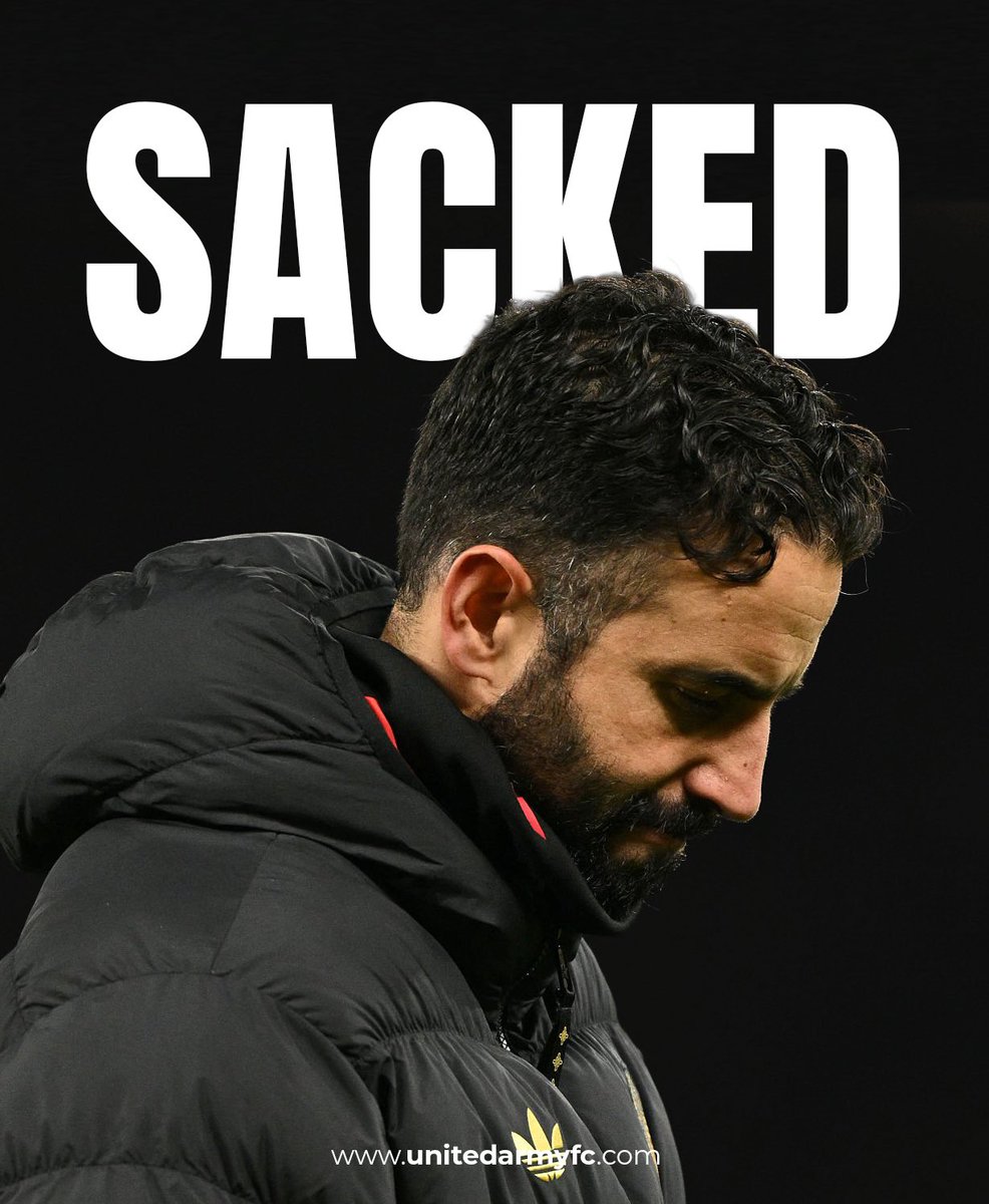 unitedarmyfc's tweet image. Official : Ruben Amorim dipecat oleh Manchester United. Darren Fletcher akan menggantikan sementara hingga akhir musim.

#mutc #unitedarmyid