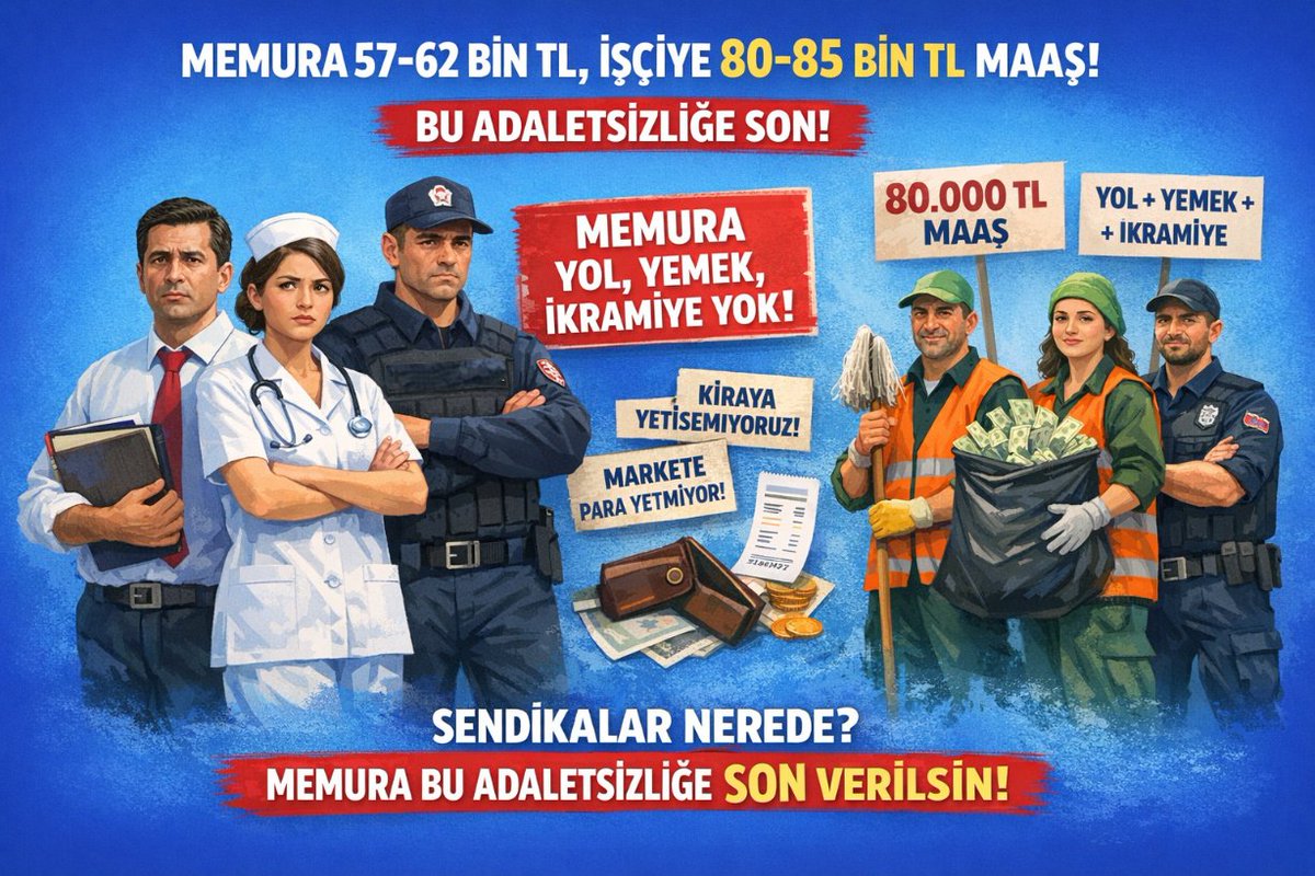 MemurSGK's tweet photo. Artık Yeterrr 
#tüik in #enflasyon u #memur u bitiriyor!  #SeyyanenZam Şarttır!
Kamuda Maaş ve Sosyal Hak Adaletsizliği var!
Sendikalar suskun, hükümet suskun!
Taşeron şirketten geçen Kamu İşçisine verilen haklar memura gelince verilmiyor niye?
Eğitimin sınavların karşılığı bumu? https://t.co/GHe8A5yjLd
